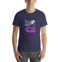 Load image into Gallery viewer, All women are created equal, queens are born in April Unisex T-Shirt