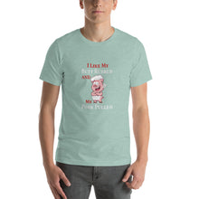 Load image into Gallery viewer, I like my butt rubbed and my pork pulled Unisex T-Shirt