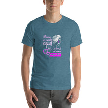 Load image into Gallery viewer, All women are created equal, queens are born in April Unisex T-Shirt