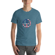 Load image into Gallery viewer, Reflective 3M Deadpool Retro USA Flag Unisex T-Shirt